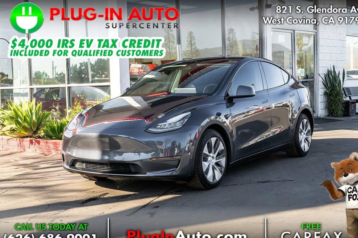 TESLA MODEL Y 2020 5YJYGDEE3LF051010 image